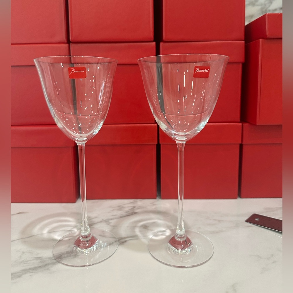 Baccarat Filao Wine/Water Glasses (RED)